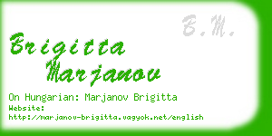 brigitta marjanov business card